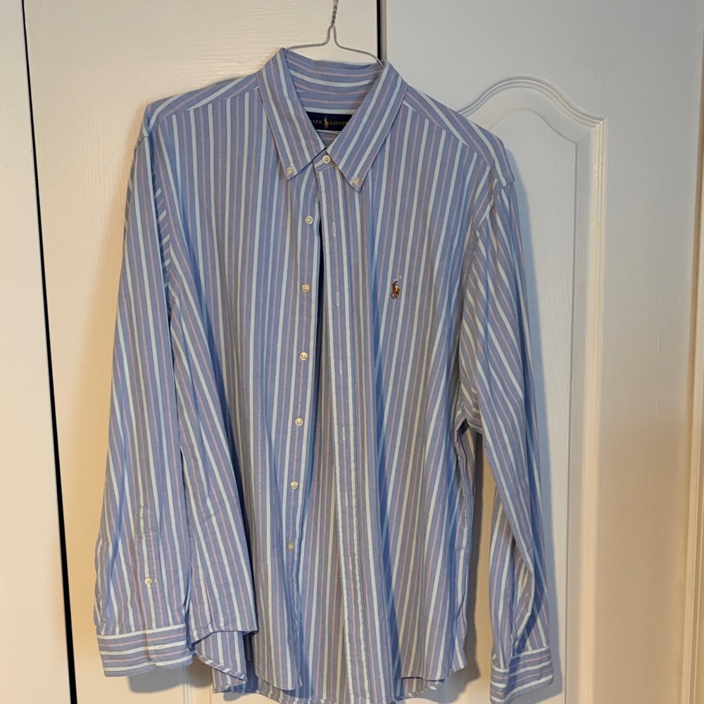Ralph Lauren Men's Striped Button-Down Shirt